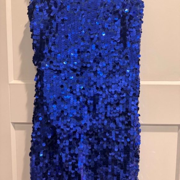 Bardot Agneta Mini Dress In Blue - Picture 5 of 5